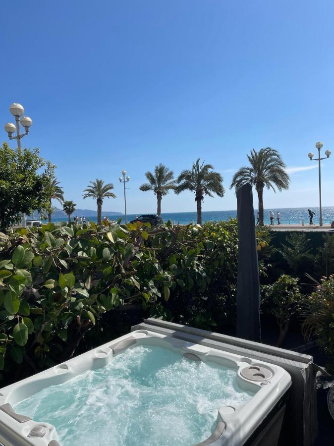 Ferienwohnung Luxury Garden Jacuzzi Promenade Nizza Exterior foto