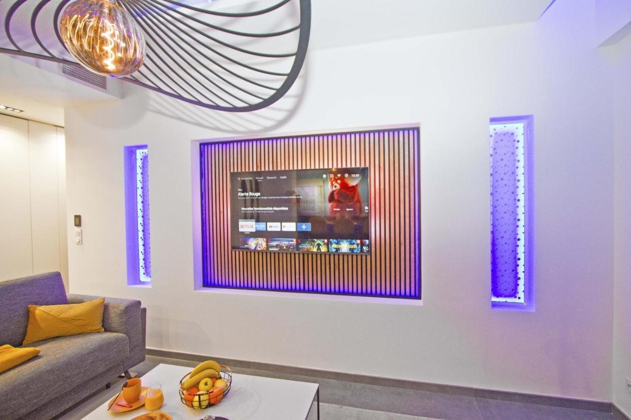 Ferienwohnung Luxury Garden Jacuzzi Promenade Nizza Exterior foto