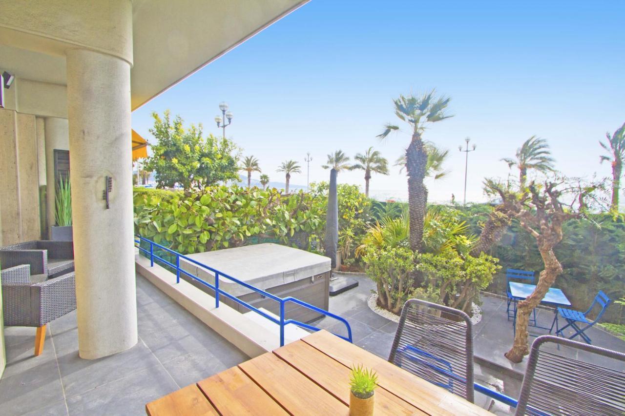 Ferienwohnung Luxury Garden Jacuzzi Promenade Nizza Exterior foto