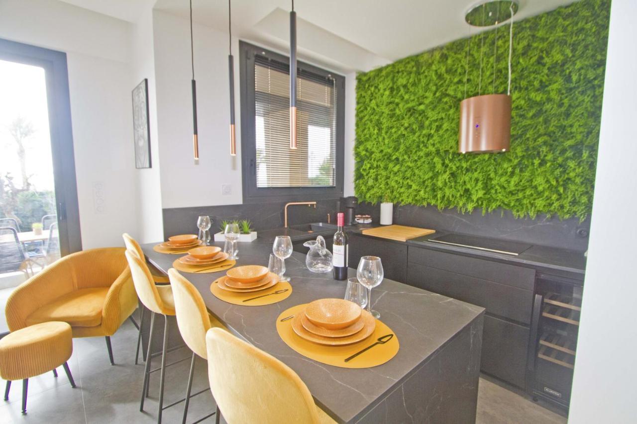 Ferienwohnung Luxury Garden Jacuzzi Promenade Nizza Exterior foto