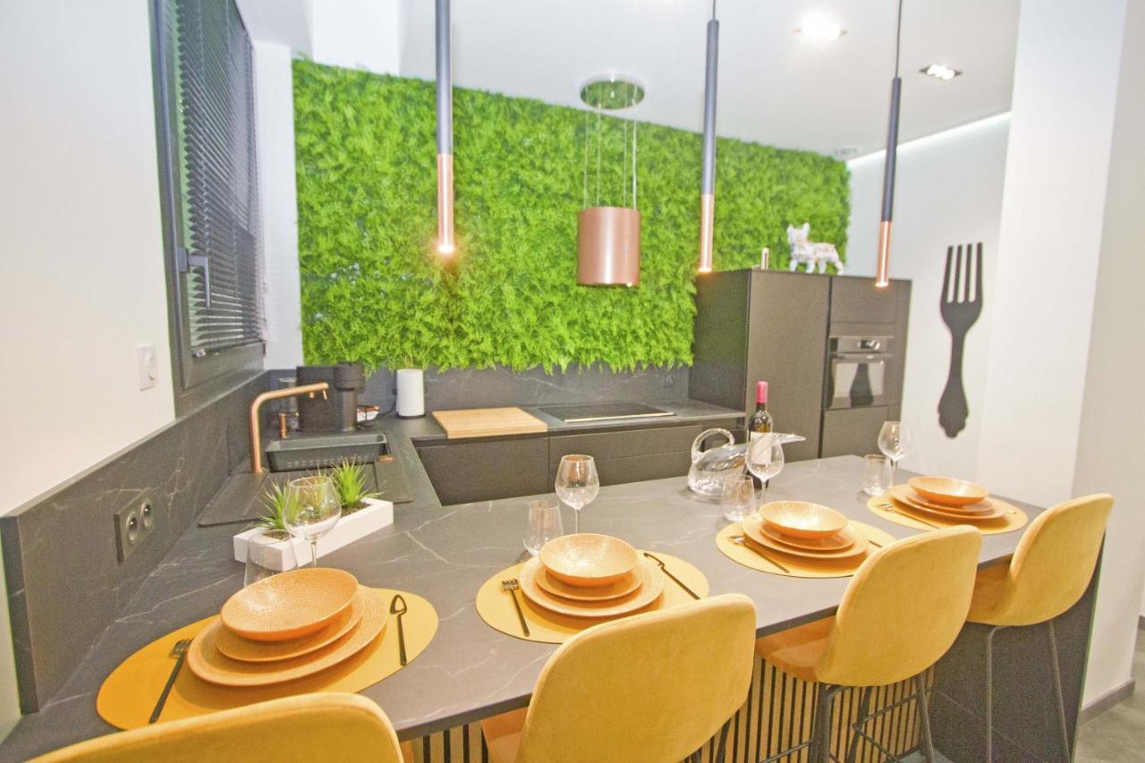 Ferienwohnung Luxury Garden Jacuzzi Promenade Nizza Exterior foto