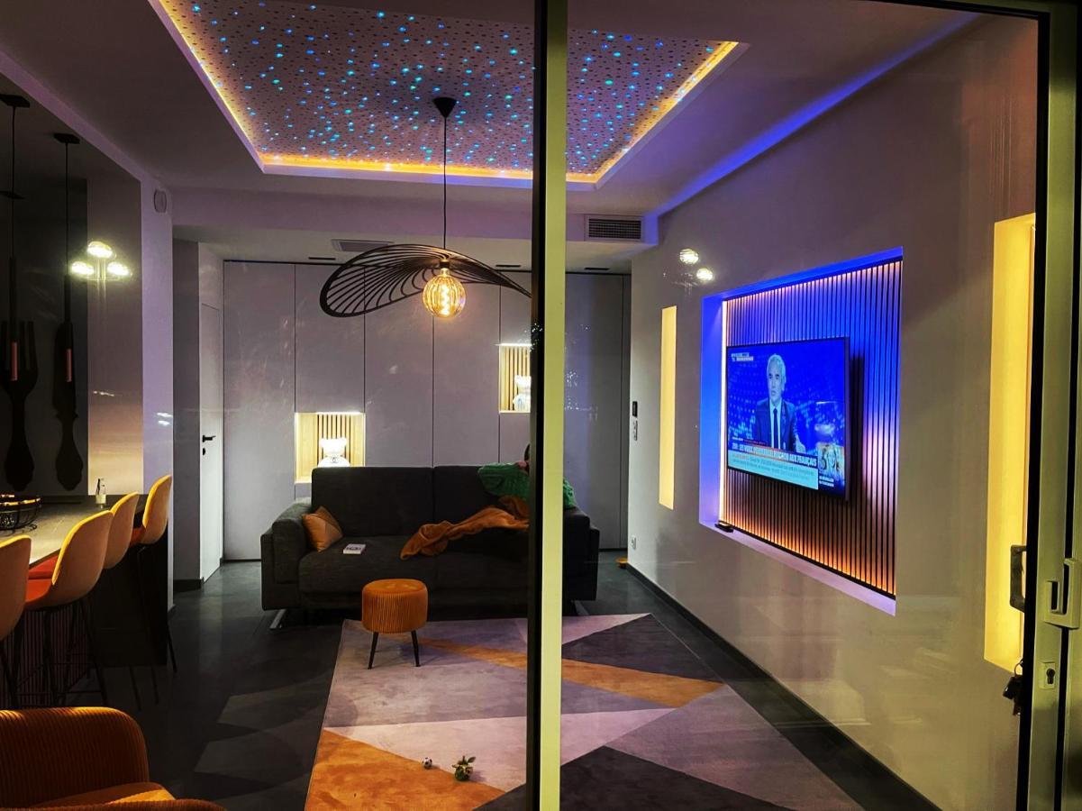 Ferienwohnung Luxury Garden Jacuzzi Promenade Nizza Exterior foto