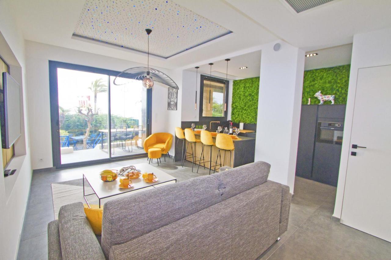 Ferienwohnung Luxury Garden Jacuzzi Promenade Nizza Exterior foto