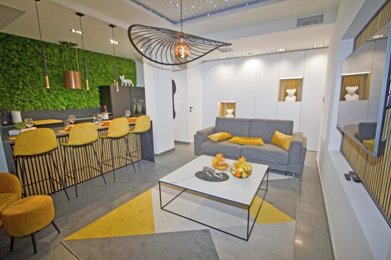 Ferienwohnung Luxury Garden Jacuzzi Promenade Nizza Exterior foto