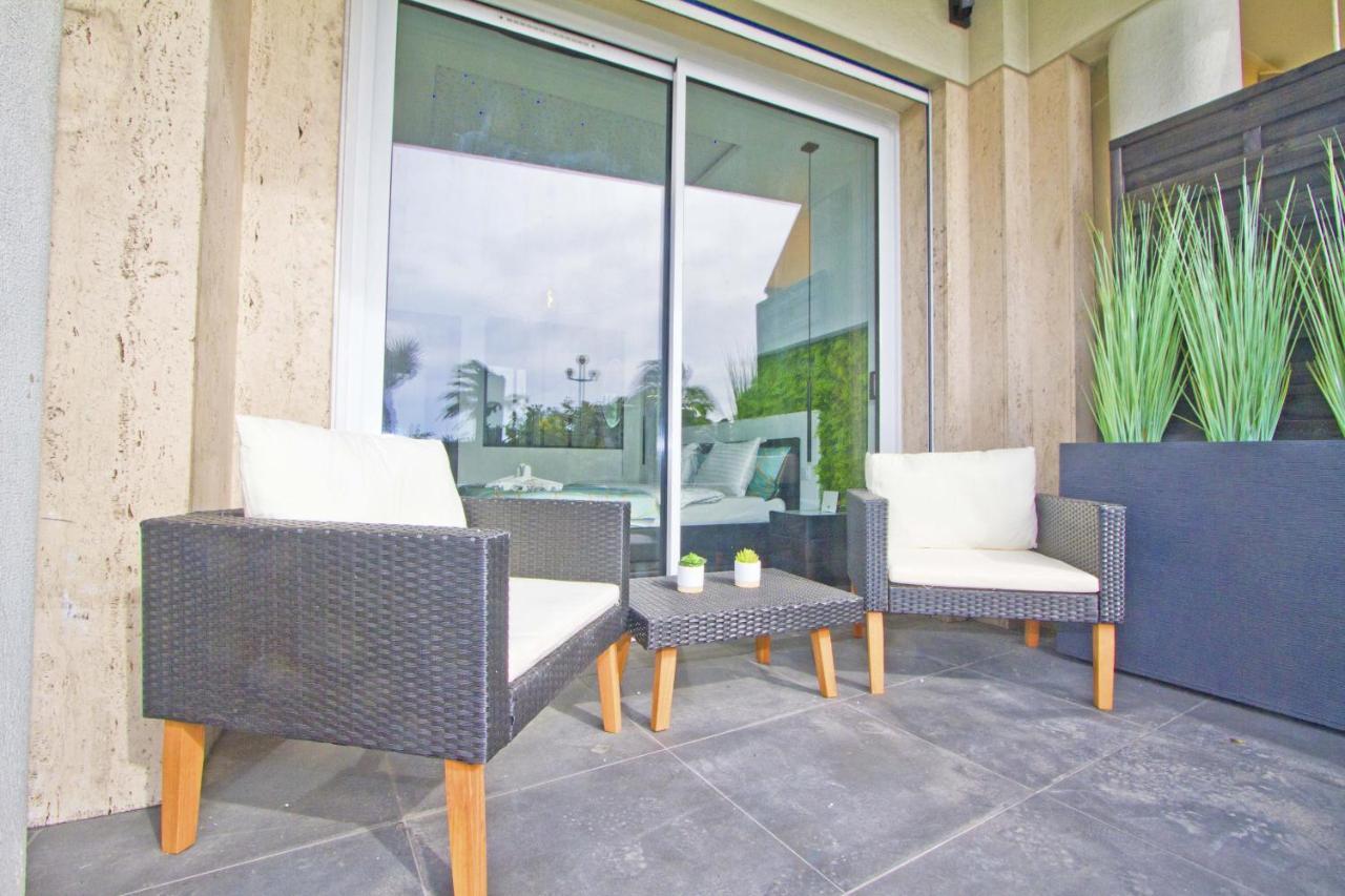 Ferienwohnung Luxury Garden Jacuzzi Promenade Nizza Exterior foto