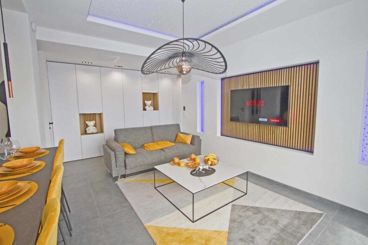 Ferienwohnung Luxury Garden Jacuzzi Promenade Nizza Exterior foto