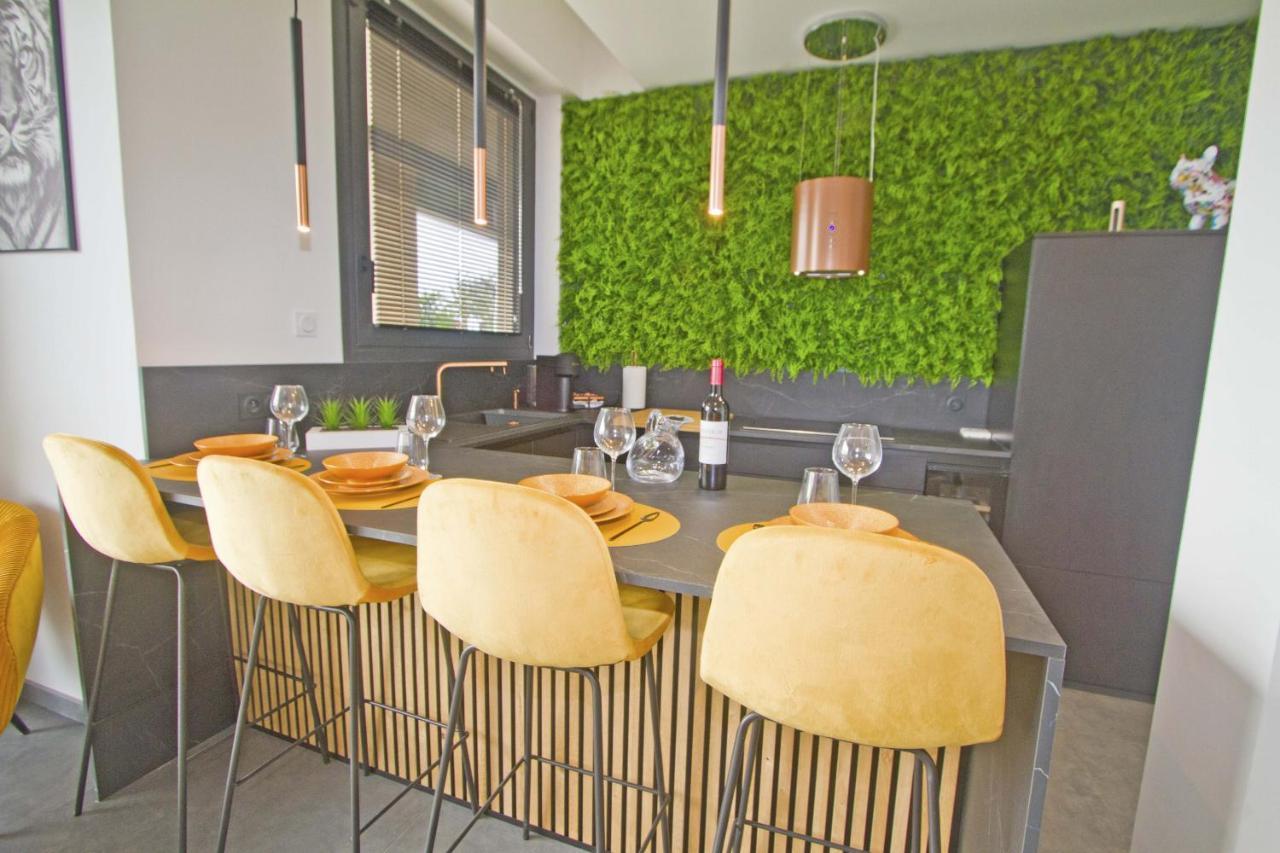 Ferienwohnung Luxury Garden Jacuzzi Promenade Nizza Exterior foto