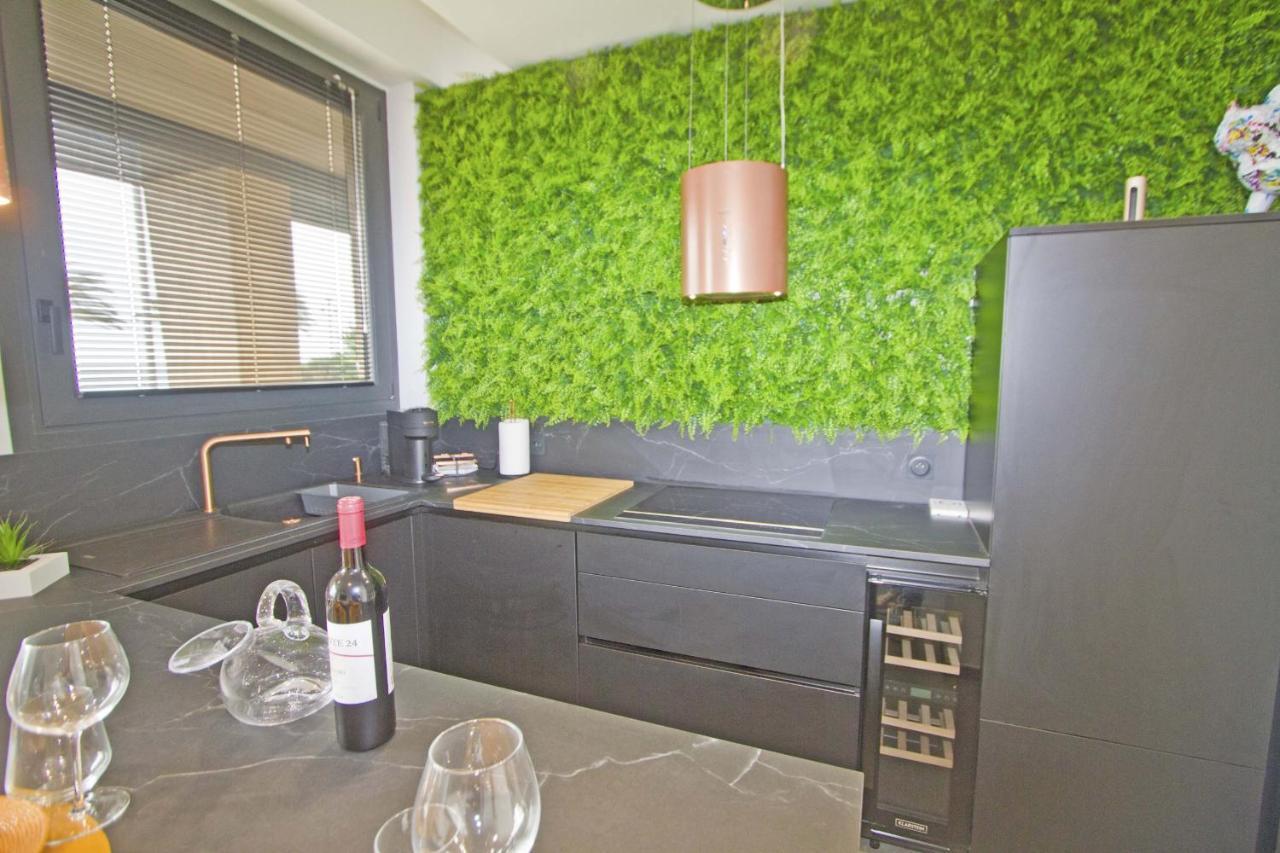 Ferienwohnung Luxury Garden Jacuzzi Promenade Nizza Exterior foto